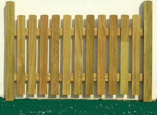 забор деревянный классический